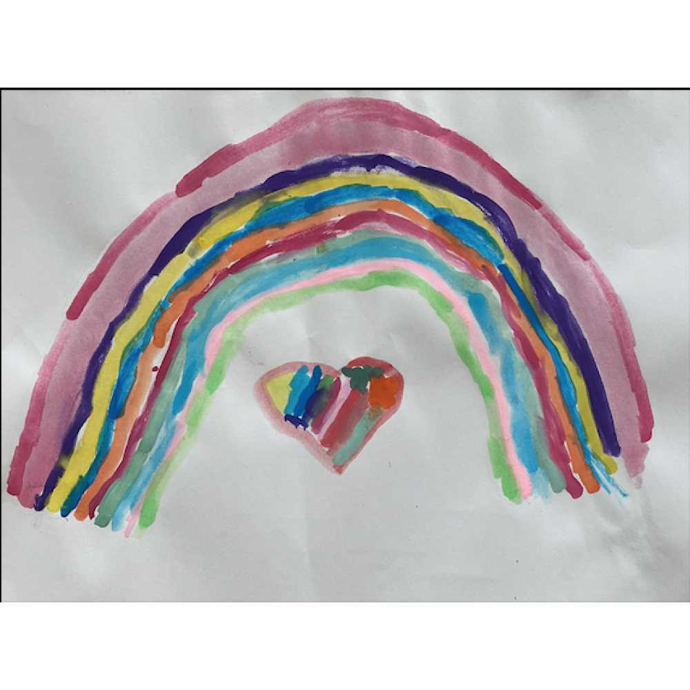 Rainbow handbag