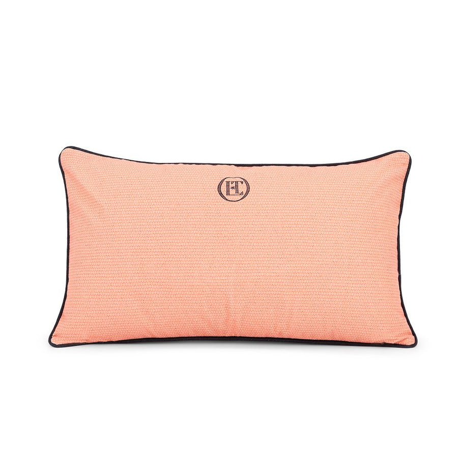 Bonjour Les Chiens (Coral - Printed Cushion)