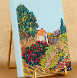 Garden Behind a House Van Gogh Strapped