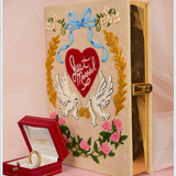 Just Married  – Lovebirds (Beige - Customizable)