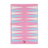 The Backgammon Book (Pink - Giant Game Board clutch)