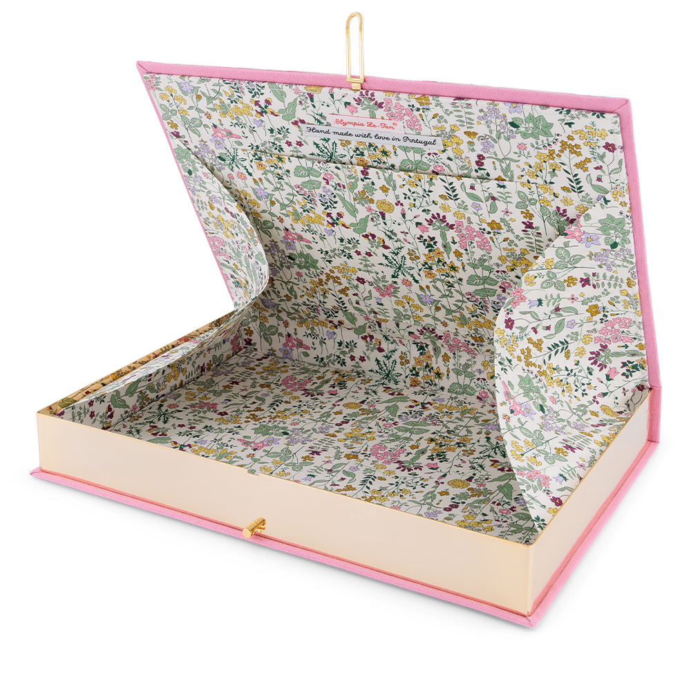 The Backgammon Book (Pink - Giant Game Board Clutch)