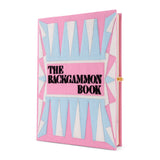 The Backgammon Book (Pink - Giant Game Board clutch)