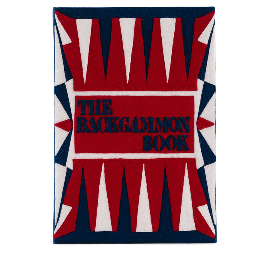 The Backgammon Book (Red - Giant Game Board Clutch)