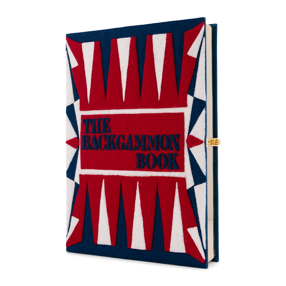 The Backgammon Book (Red - Giant Game Board Clutch)