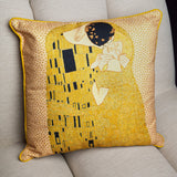 The Kiss (Gold - Printed Cushion)