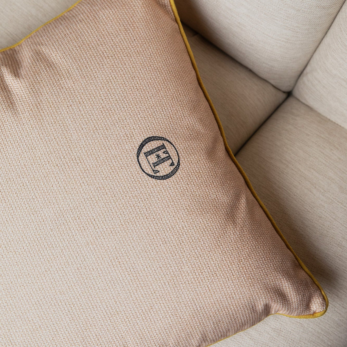 The Kiss (Gold - Printed Cushion)