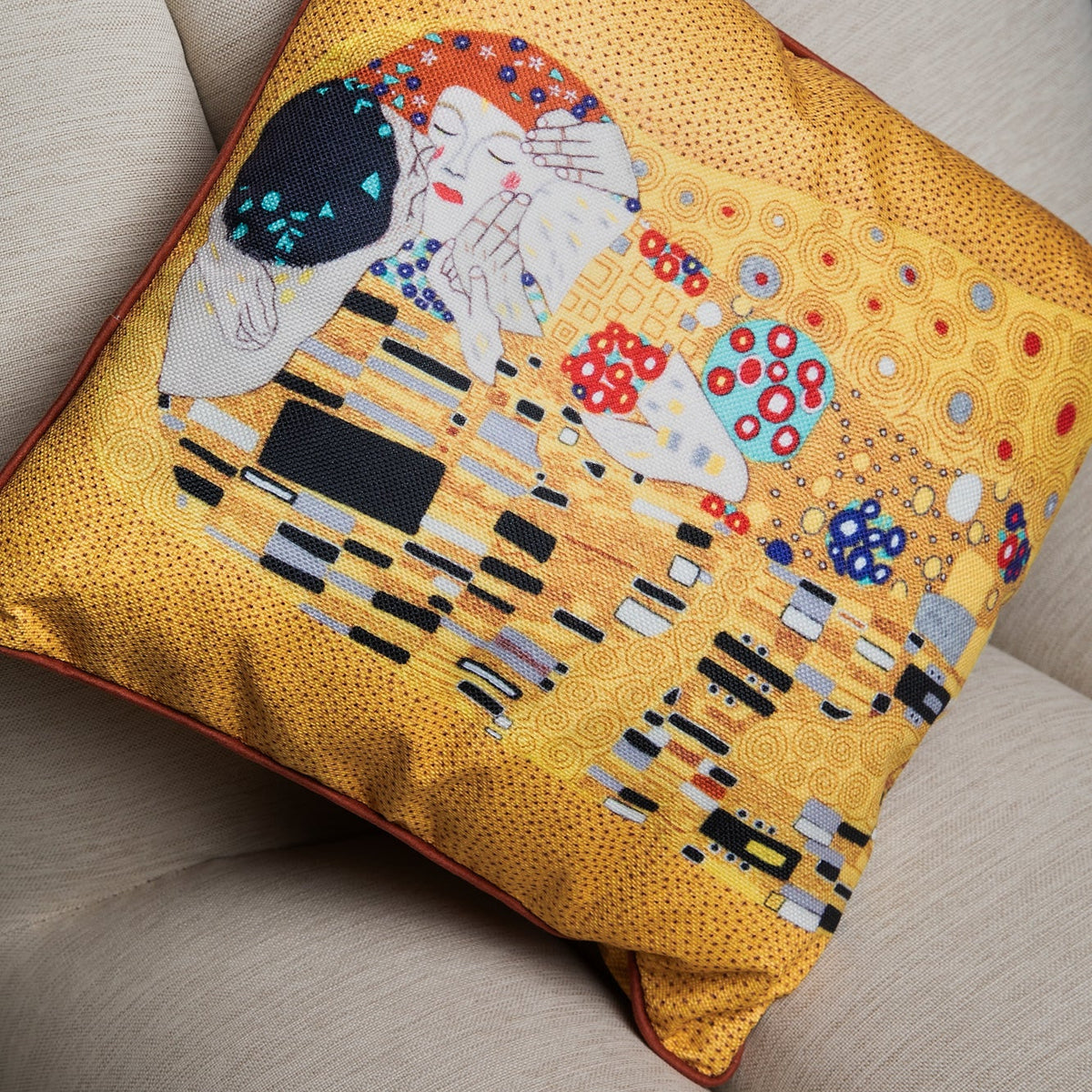 The Kiss (Canelle - Printed Cushion)