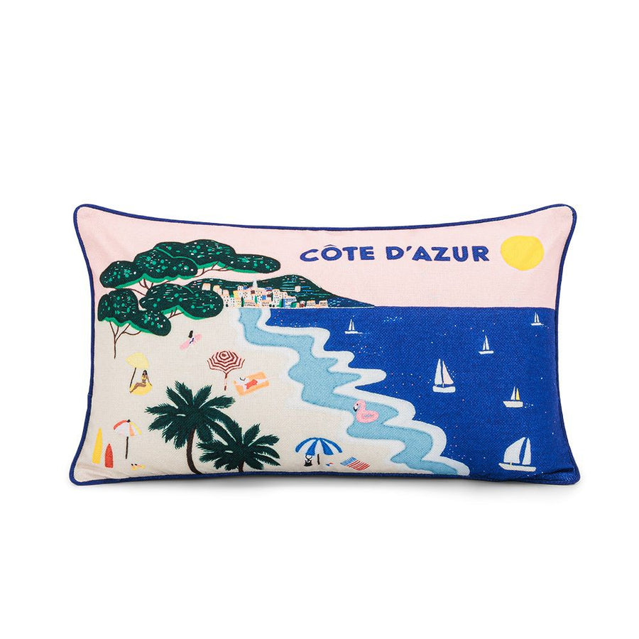 Côte d'Azur (Printed Cushion)