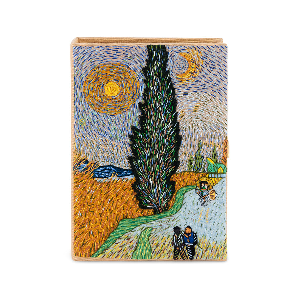 Road with Cypress and Star (Caramel)