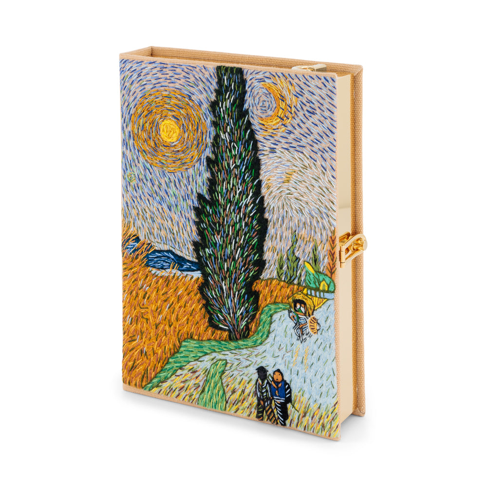 Road with Cypress and Star (Caramel - Strapped)