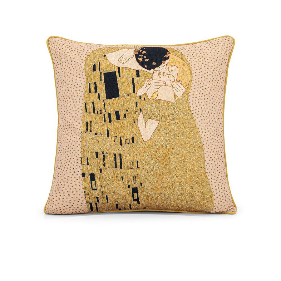 The Kiss (Gold - Printed Cushion)