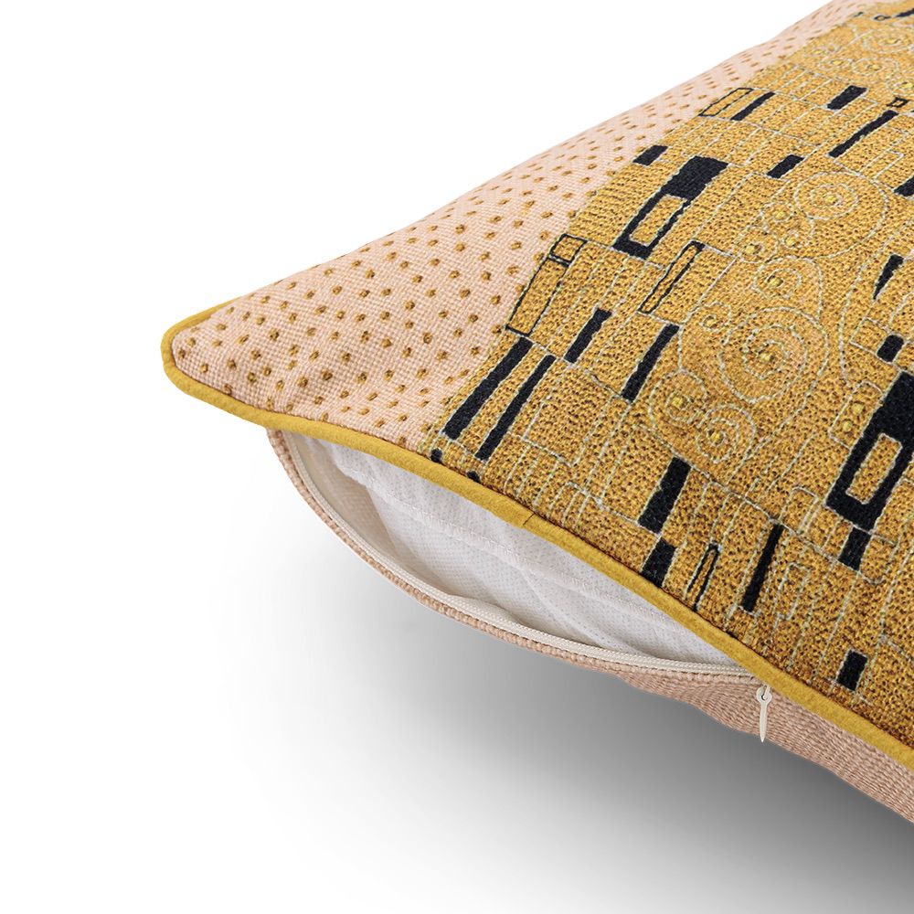 The Kiss (Gold - Printed Cushion)