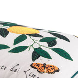 Lemons And Butterflies (Printed Cushion)