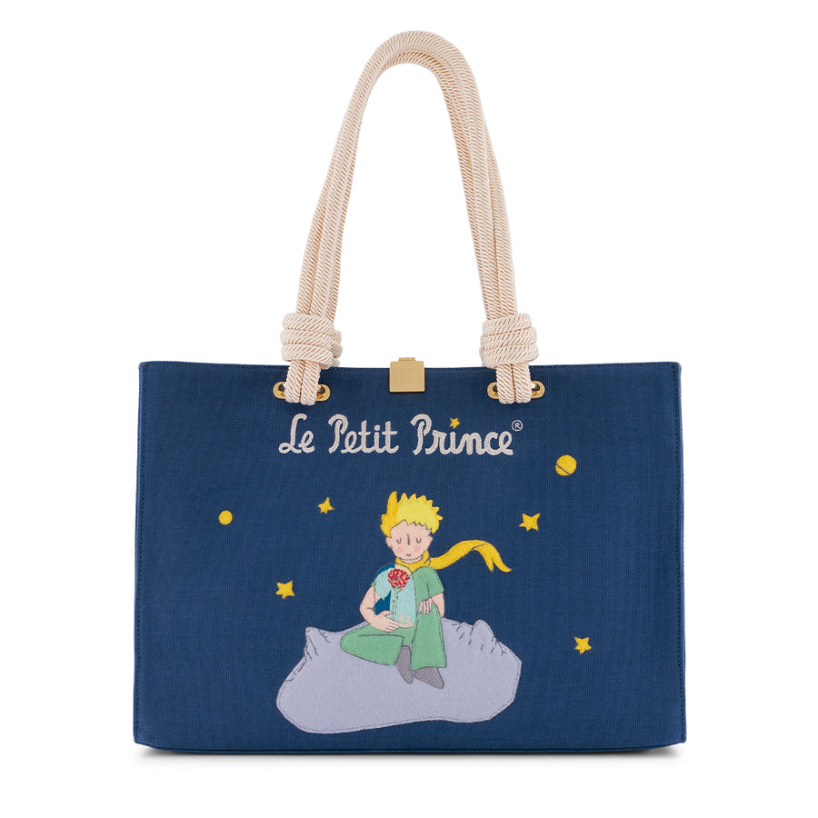 Le Petit Prince - With His Rose (Tote Small)