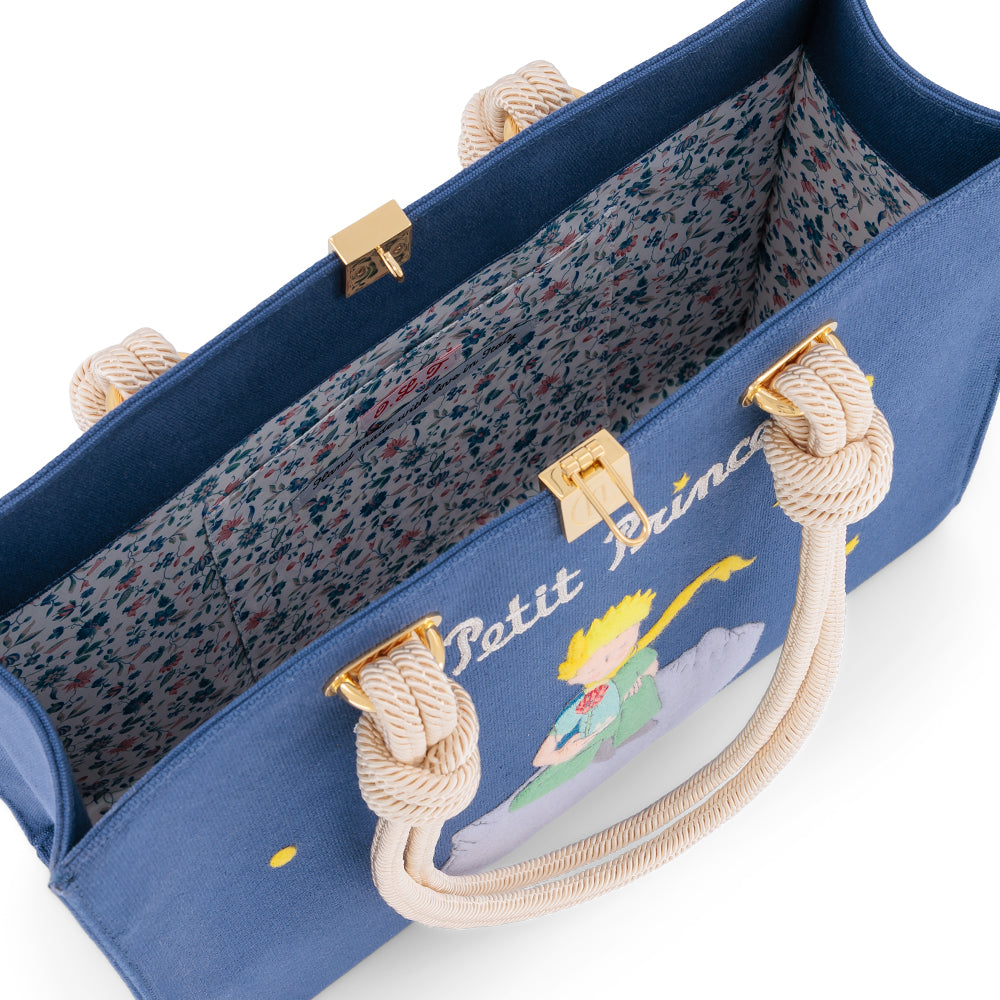 Le Petit Prince - With His Rose (Tote Small)