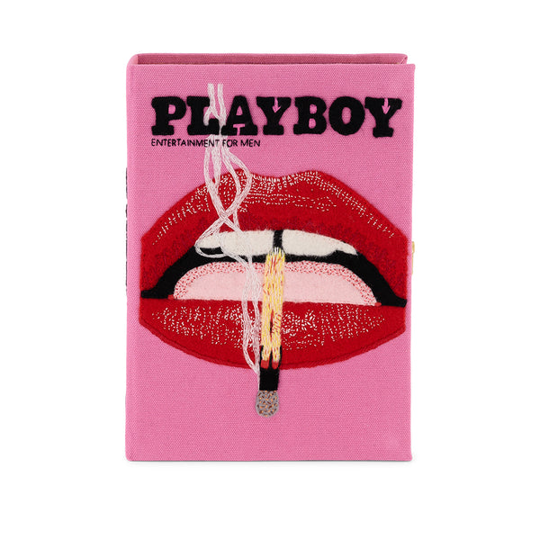 Playboy Crop Top Jersey Pink