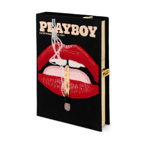 Playboy Lips Black Strapped