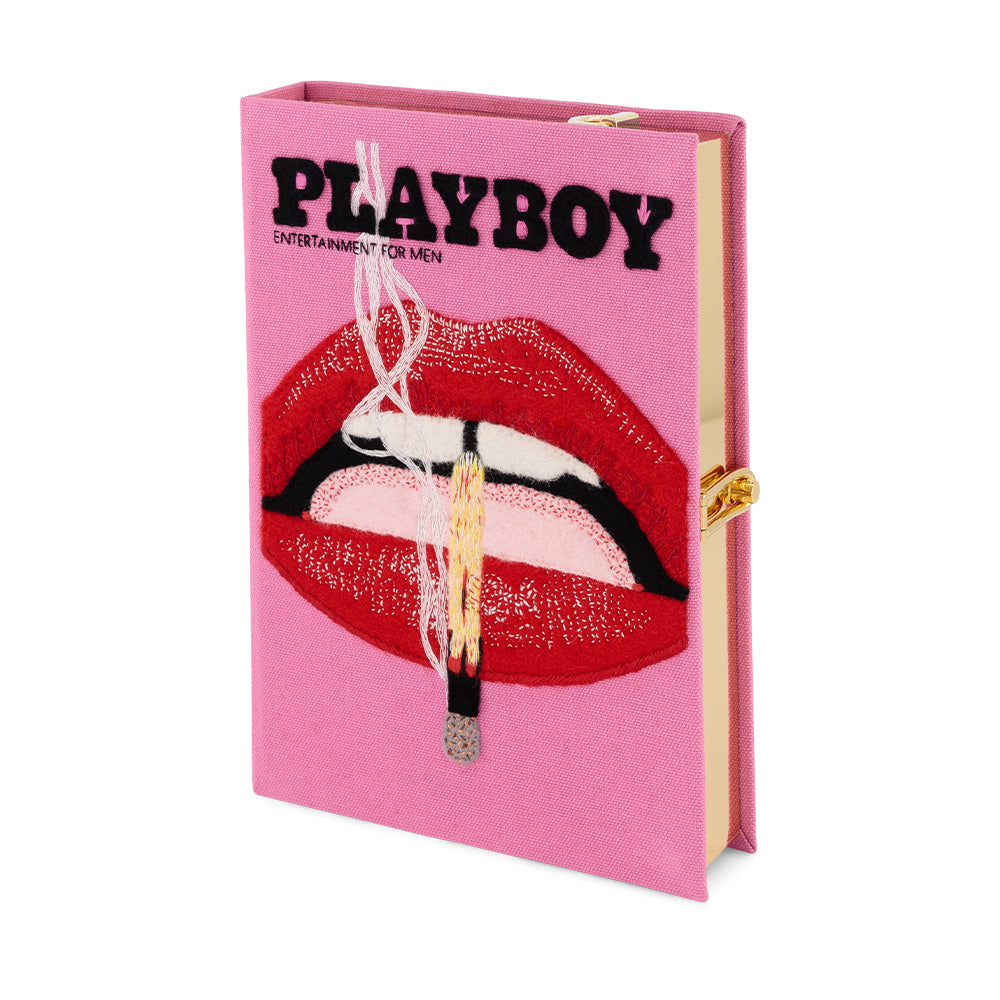 Playboy Lips Pink Strapped