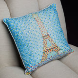 The Eiffel Tower Seurat (Printed Cushion)