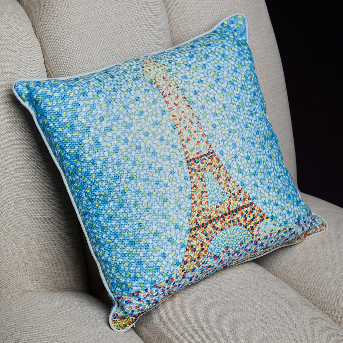 The Eiffel Tower (Printed Cushion)