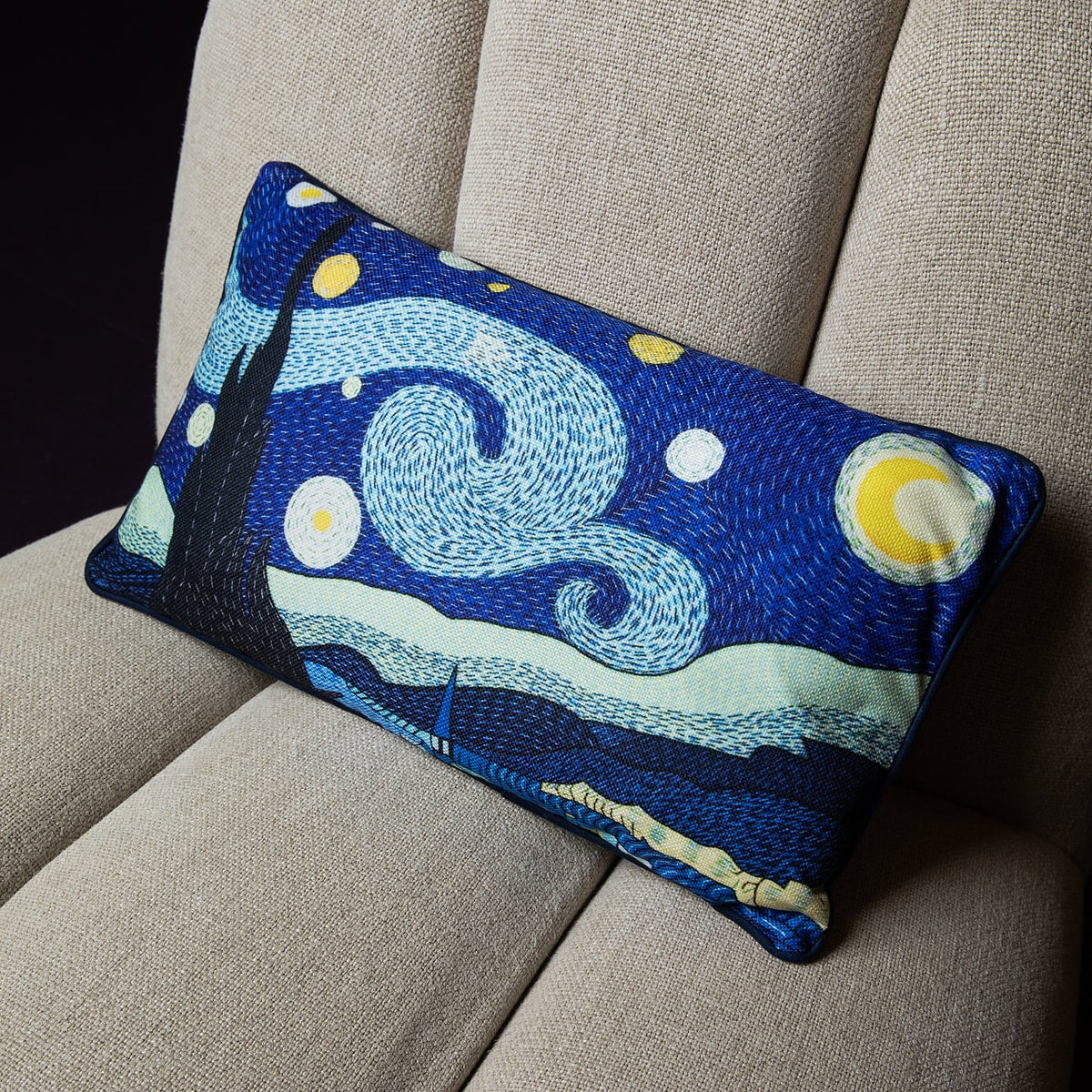 The Starry Night (Printed Cushion)
