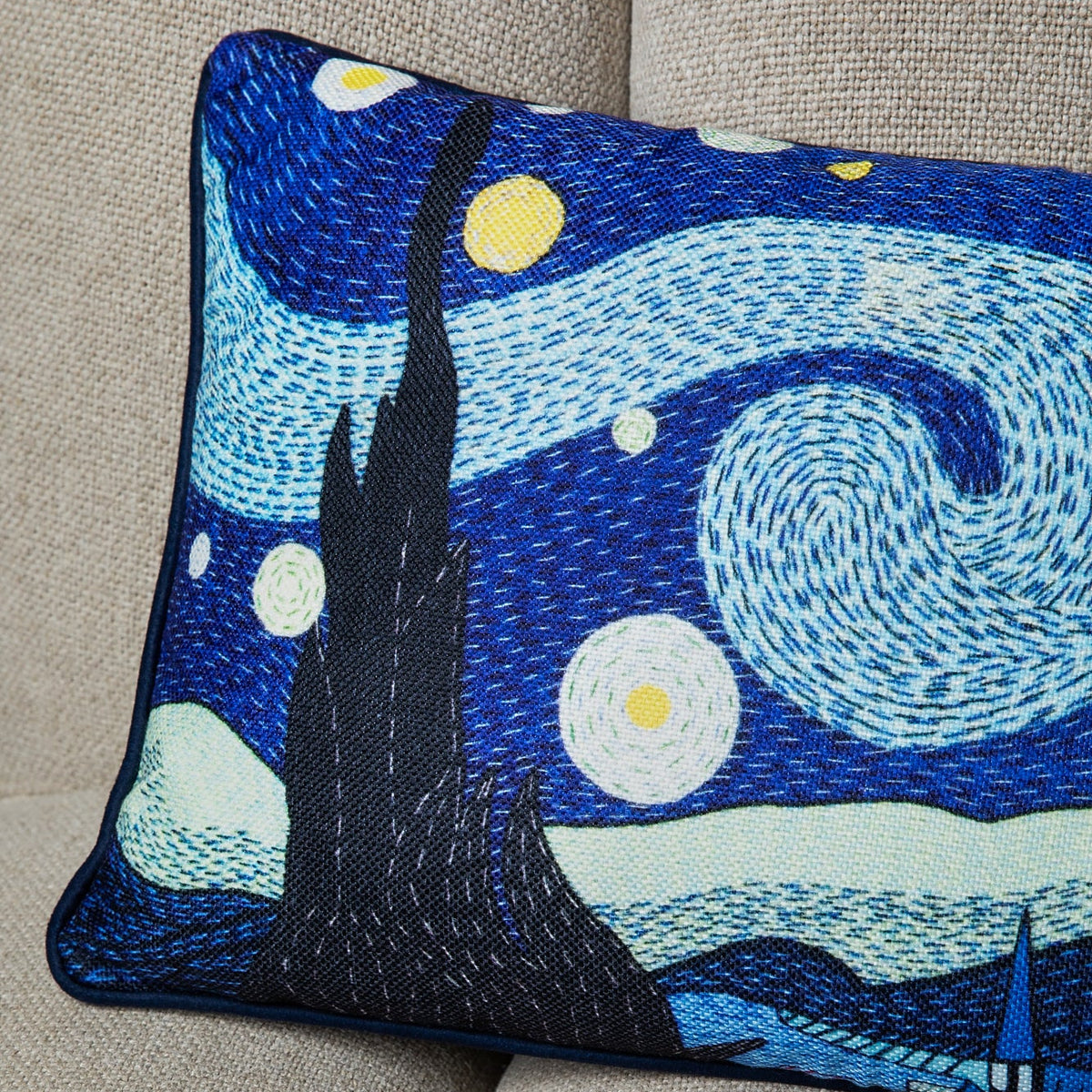 The Starry Night (Printed Cushion)