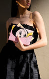 Brigitte Bardot Pink Strapped Handbag