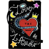 Love L'Amour Strapped Handbag 