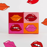 Lips Strapped handbag 