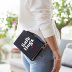 Racil Safe Hugs Black Strapped Bag