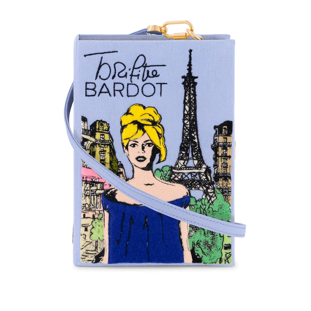 Brigitte Bardot Je suis l'homme de ma vie Strapped – Designer Clutch Bags