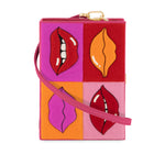 Lips Strapped Handbag
