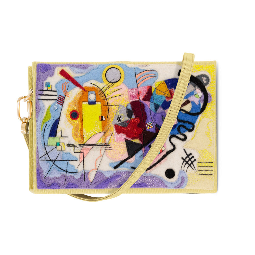 Jaune-Rouge-Bleu Kandinski Strapped Handbag