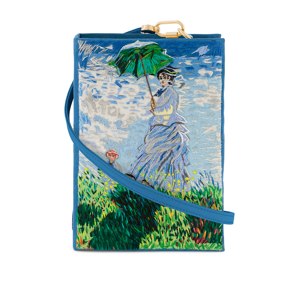 Femme à l'ombrelle Monet Strapped handbag
