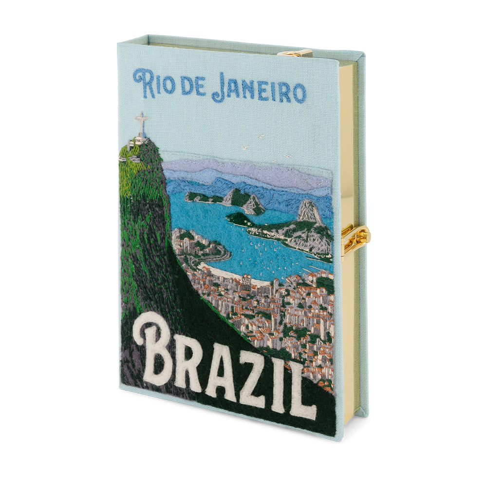 Rio de Janeiro clutch bag strapped