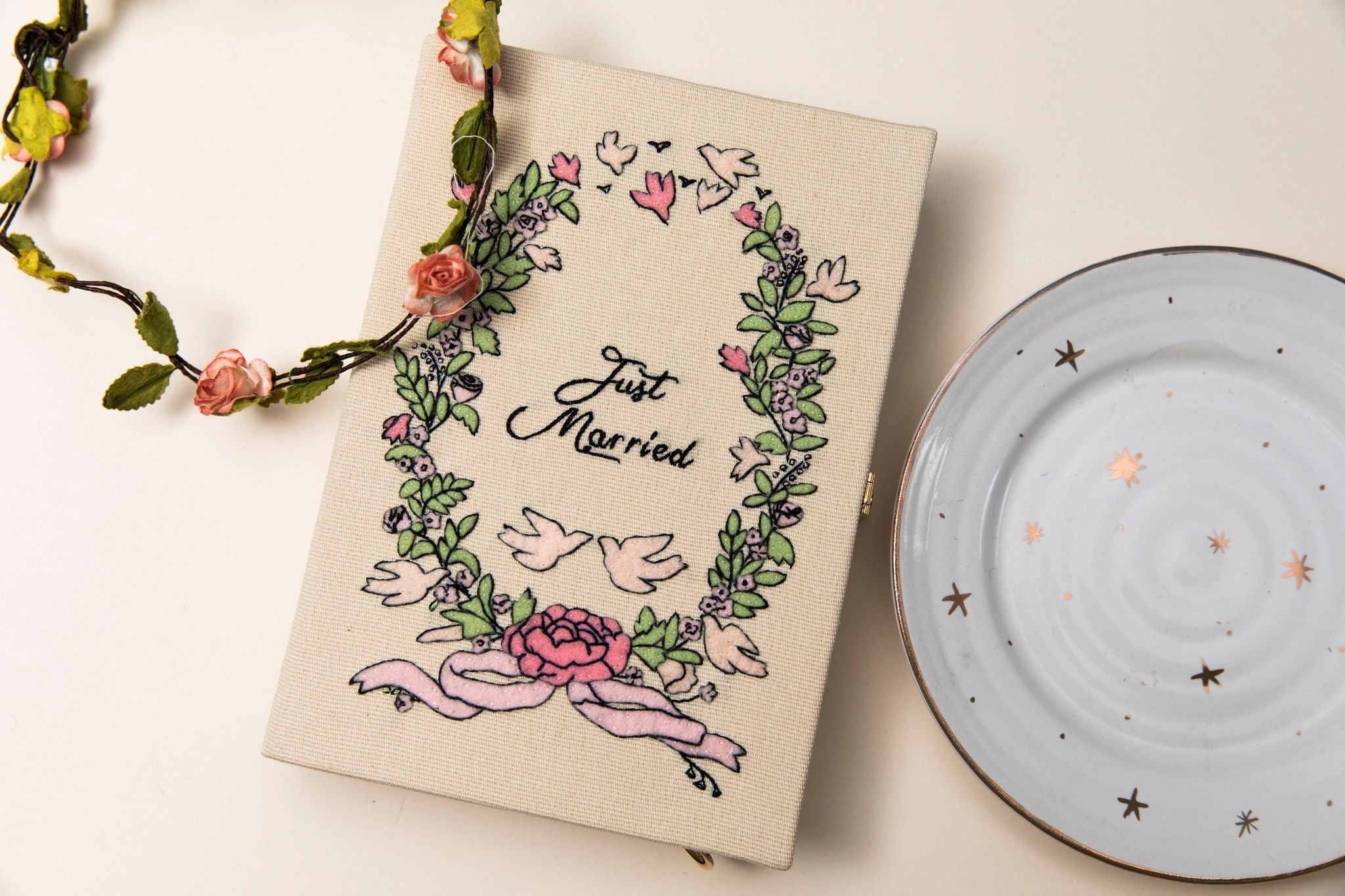just married handbag 