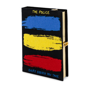 The police clutch bag strapped